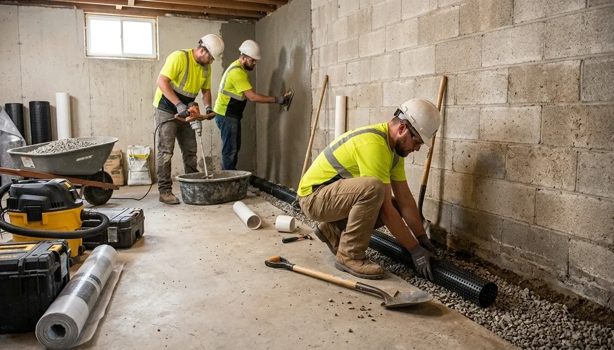 Basement Waterproofing Image 1