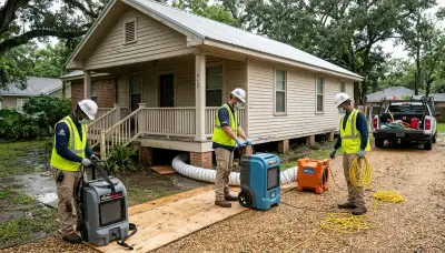 Water damage restoration team serving Shreveport, LA with emergency cleanup and repair services