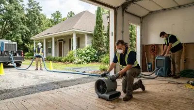 Water damage restoration crew serving Shreveport, LA with professional cleanup and repair services