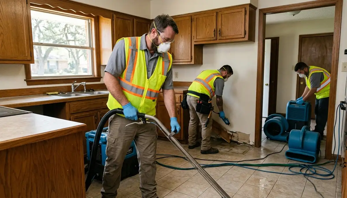 Water damage restoration team serving Shreveport, LA for fast cleanup, drying, and repair