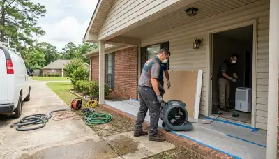 Water damage restoration team serving Shreveport, LA with professional cleanup and drying services