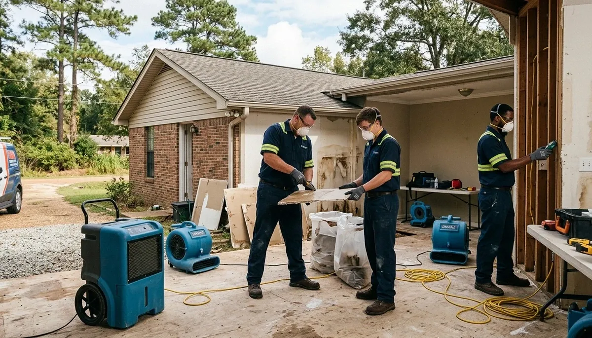Water Damage Keithville La Image 1